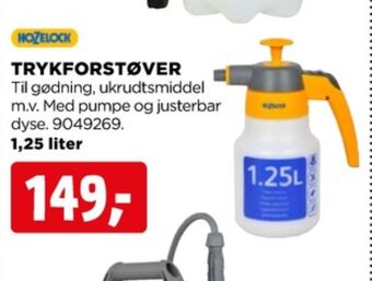 jem & fix Hozelock tryksprøjte tilbud