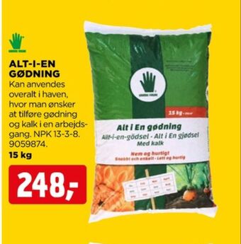 jem & fix Grønne fingre gødning tilbud