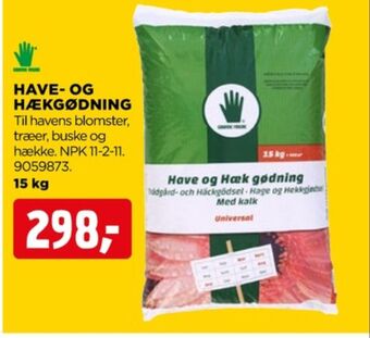 jem & fix Grønne fingre gødning tilbud