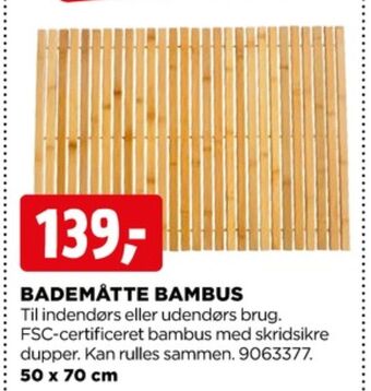 jem & fix Ukendt bademåtte tilbud
