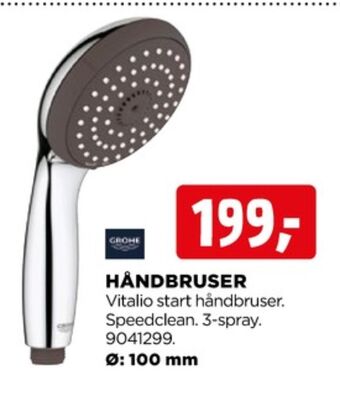 Grohe bruserhoved