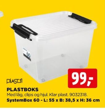 Plast1 opbevaringsboks