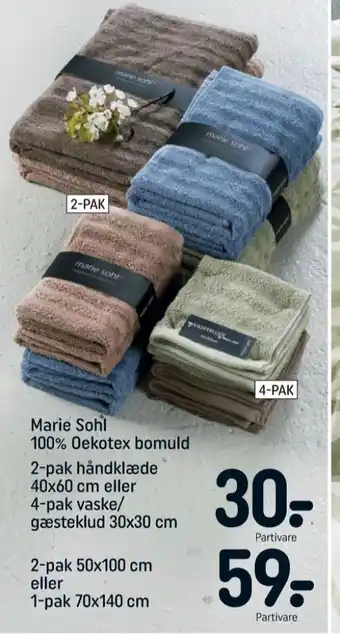 REMA 1000 Marie sohl håndklæde tilbud