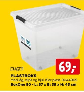 Plast1 opbevaringsboks