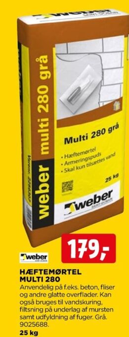 Weber mørtel
