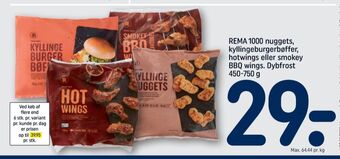 REMA 1000 Rema 1000 kyllingenuggets tilbud