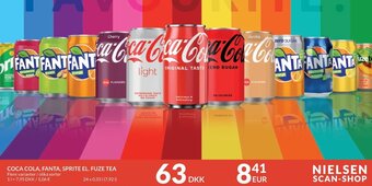 Nielsen's Discount COCA COLA, FANTA, SPRITE EL. FUZE TEA tilbud