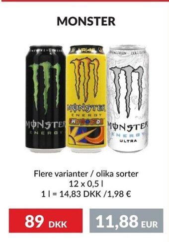 Nielsen's Discount MONSTER tilbud