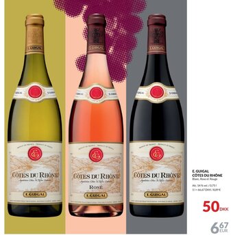 Nielsen's Discount E. GUIGAL CÔTES DU RHÔNE tilbud