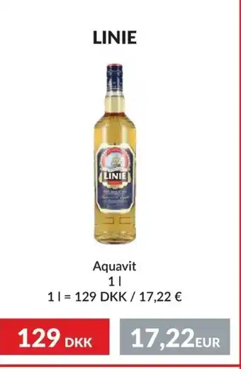 Nielsen's Discount LINIE Aquavit 1L tilbud