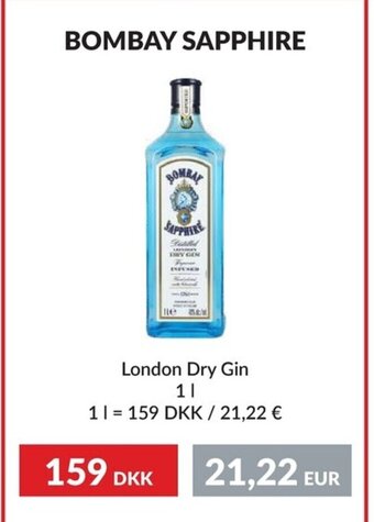 Nielsen's Discount BOMBAY SAPPHIRE tilbud