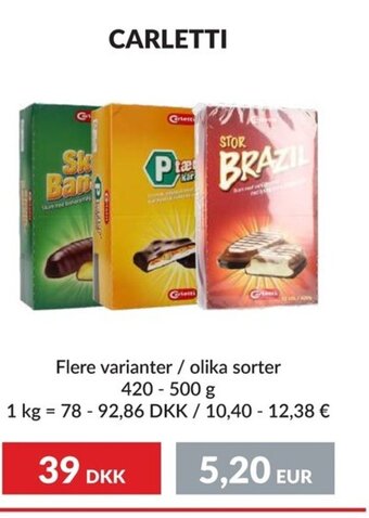 Nielsen's Discount CARLETTI tilbud