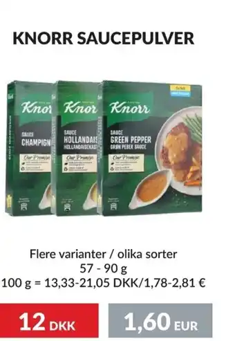 KNORR SAUCEPULVER