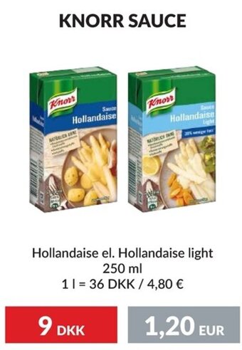 Nielsen's Discount KNORR SAUCE tilbud