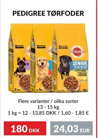 Nielsen's Discount PEDIGREE TØRFODER tilbud