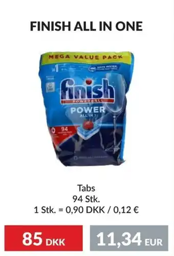 Nielsen's Discount FINISH ALL IN ONE Tabs tilbud