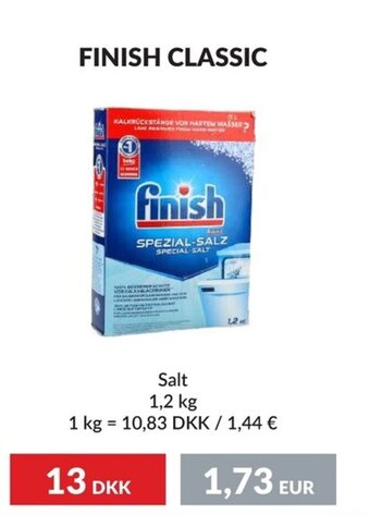 Nielsen's Discount FINISH CLASSIC Salt 1,2 kg tilbud