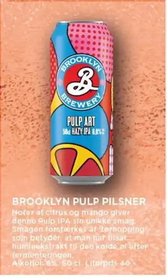 MENY BROOKLYN PULP PILSNER tilbud