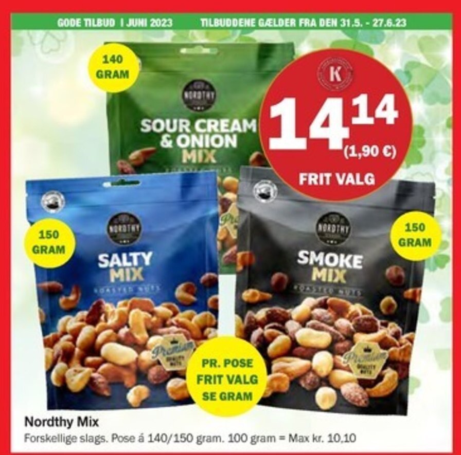 Købmandsgården Nordthy Mix tilbud