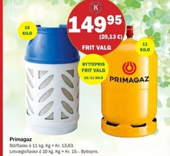 Købmandsgården Primagaz tilbud