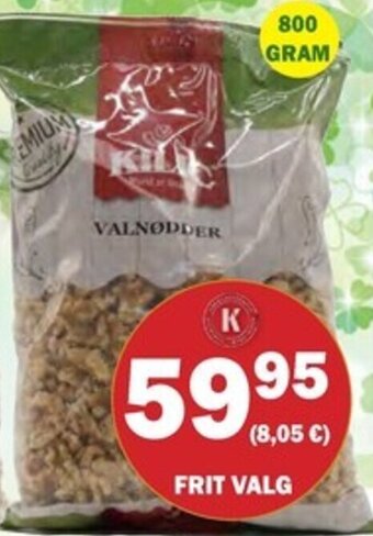 Købmandsgården Kilic Valnødder tilbud