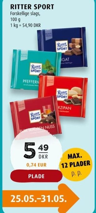 Scandinavian Park RITTER SPORT tilbud