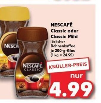 Kaufland NESCAFÉ Classic oder Classic Mild tilbud