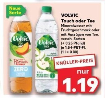 Kaufland VOLVIC Touch oder Tee tilbud