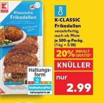 Kaufland K-CLASSIC Frikadellen tilbud