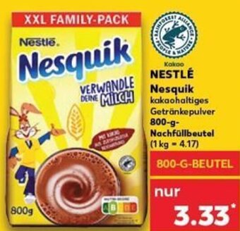Kaufland Nestle. Nesquik tilbud
