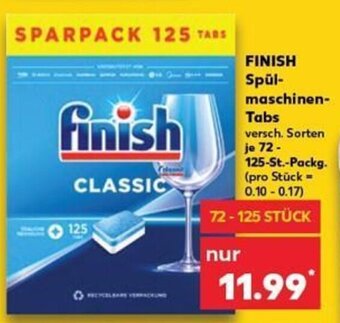 Kaufland DE FINISH Spül-maschinen-Tabs tilbud