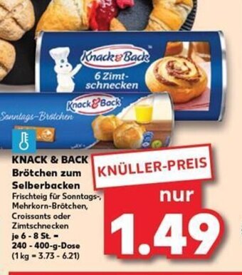 KNACK & BACK Brötchen zum Selberbacken