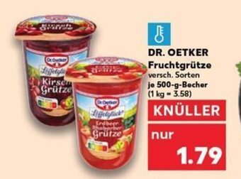 Kaufland DR. OETKER Fruchtgrütze tilbud