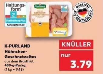 Kaufland K-PURLAND Hähnchen-Geschnetzeltes tilbud