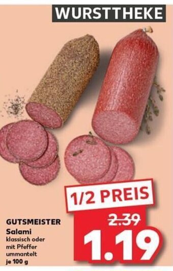 Kaufland DE GUTSMEISTER Salami tilbud
