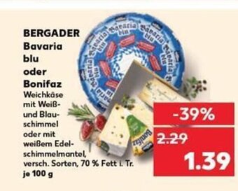 Kaufland BERGADER Bavaria blu oder Bonifaz tilbud