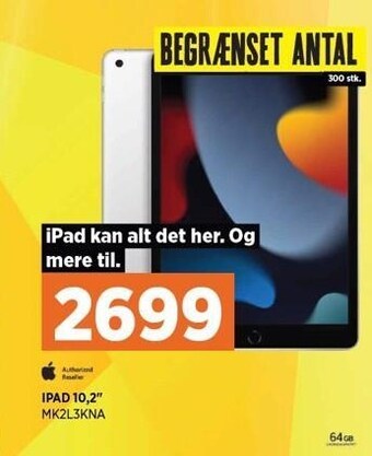 Power Ipad 10,2'' tilbud