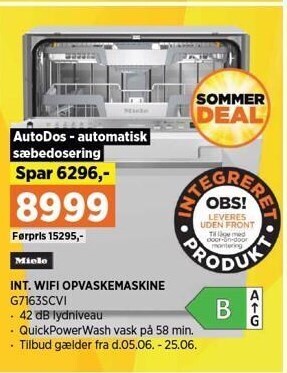 Power Int. wifi opvaskemaskine tilbud