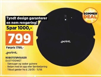 Power Point robotstøvsuger tilbud