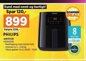 Power Philips airfryer tilbud