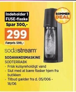 Power Sodastream sodavandsmaskine tilbud