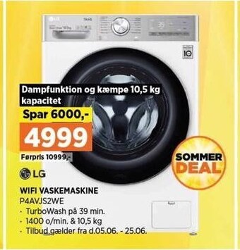 Power Wifi vaskemaskine tilbud
