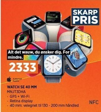 Power Watch se 40 mm tilbud