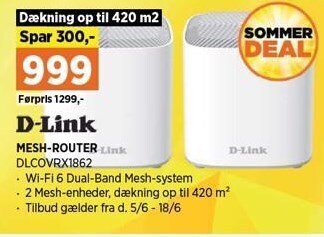 Power D-link mesh-router tilbud