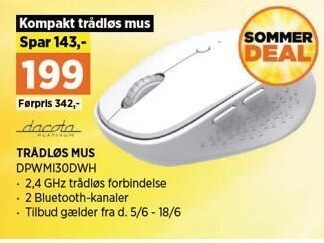 Dacota trådløs mus