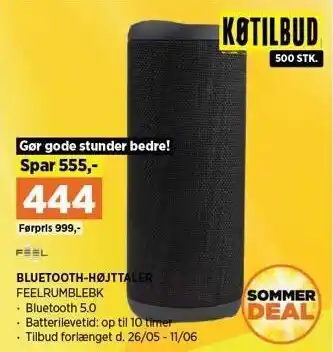 Power Feel bluetooth-højttaler tilbud