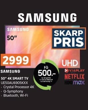 Power Samsung 50 4k smart tv tilbud