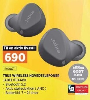 Power Jabra true wireless hovedtelefoner tilbud