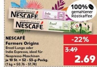 Kaufland NESCAFÉ Farmers Origins tilbud