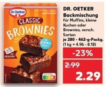 Kaufland DR. OETKER Backmischung tilbud